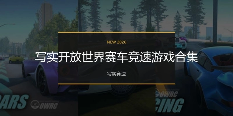 写实开放世界赛车竞速游戏合集