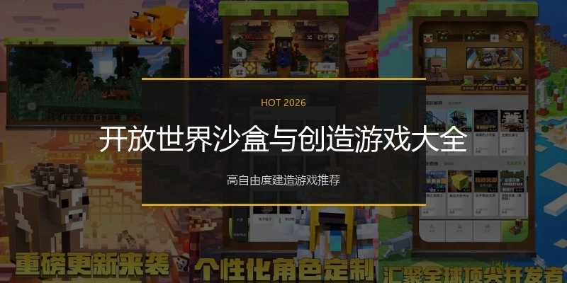开放世界沙盒与创造游戏大全