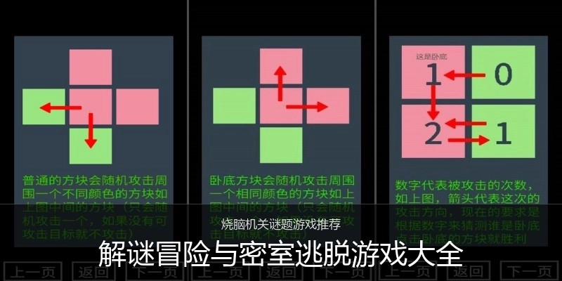 解谜冒险与密室逃脱游戏大全
