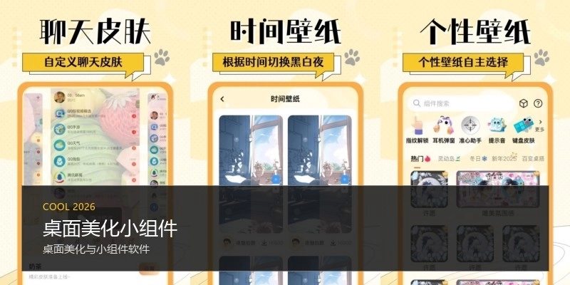 桌面美化小组件