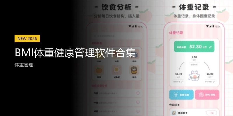 BMI体重健康管理软件合集
