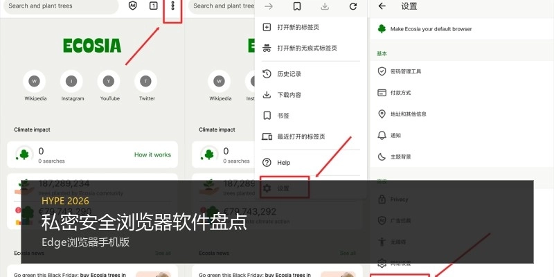 私密安全浏览器软件盘点