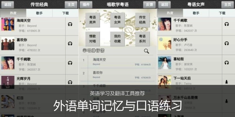 外语单词记忆与口语练习