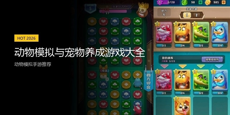 动物模拟与宠物养成游戏大全