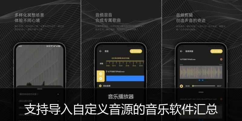 支持导入自定义音源的音乐软件汇总