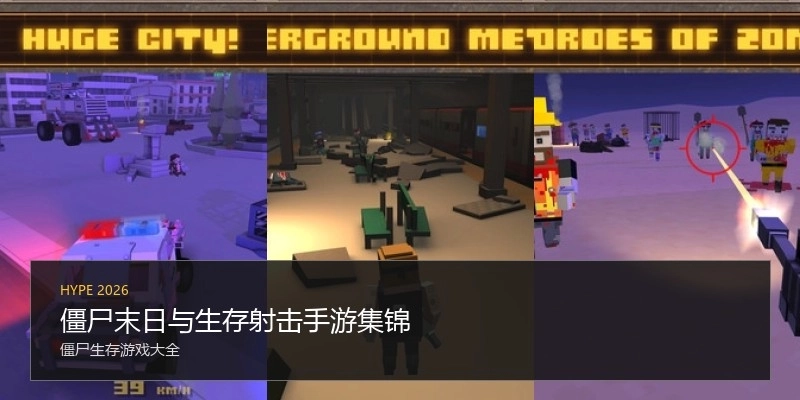 僵尸末日与生存射击手游集锦