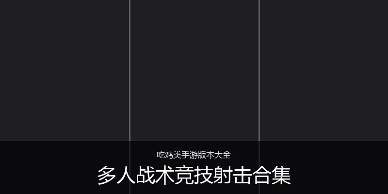 多人战术竞技射击合集