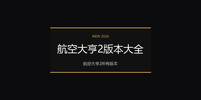 航空大亨2版本大全
