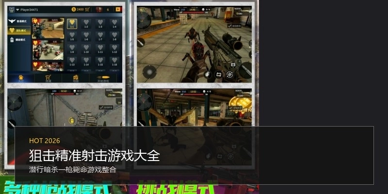 狙击精准射击游戏大全