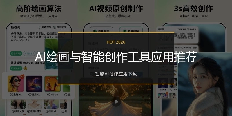 AI绘画与智能创作工具应用推荐