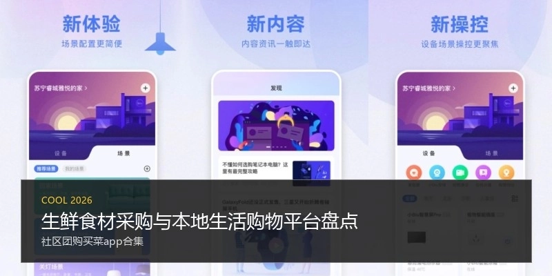 生鲜食材采购与本地生活购物平台盘点