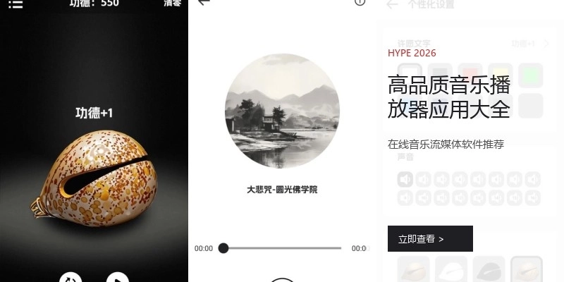 高品质音乐播放器应用大全