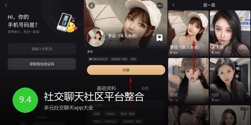 社交聊天社区平台整合