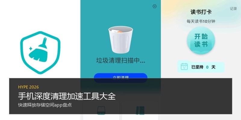 手机深度清理加速工具大全