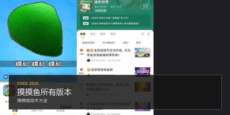 摸摸鱼所有版本