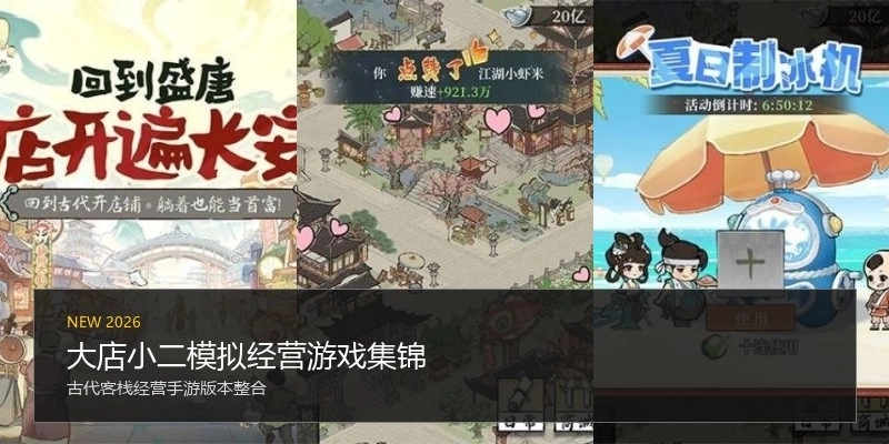 大店小二模拟经营游戏集锦