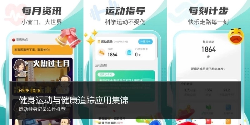 健身运动与健康追踪应用集锦
