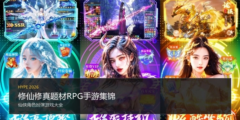 修仙修真题材RPG手游集锦