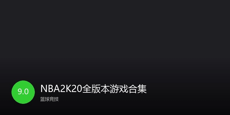 NBA2K20全版本游戏合集