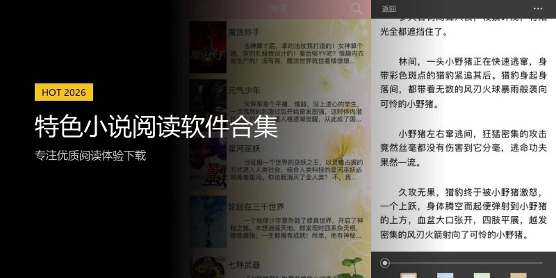特色小说阅读软件合集