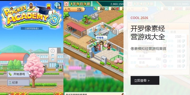 开罗像素经营游戏大全