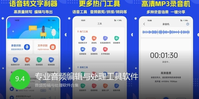 专业音频编辑与处理工具软件