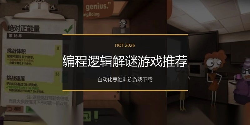 编程逻辑解谜游戏推荐