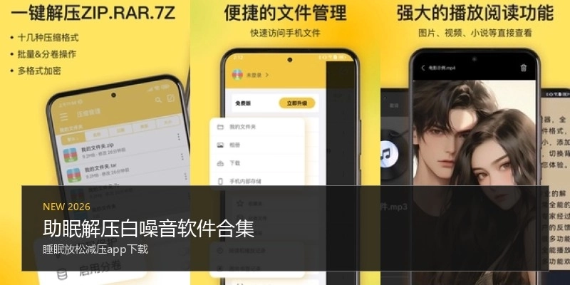 助眠解压白噪音软件合集
