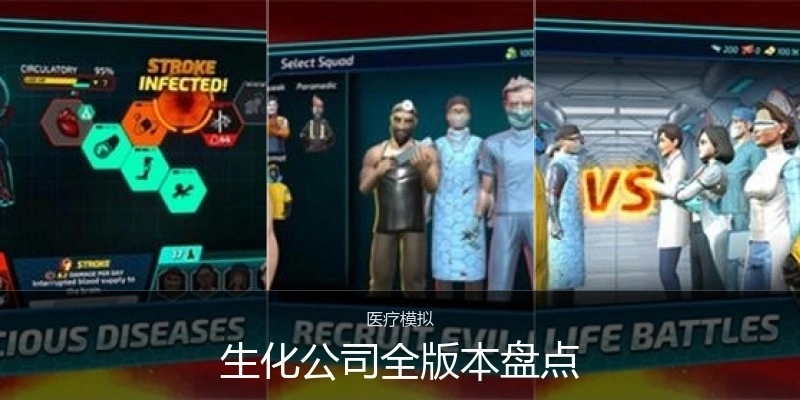 生化公司全版本盘点