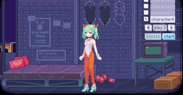 像素兔女郎(莉莉姆)游戏桃子移植3