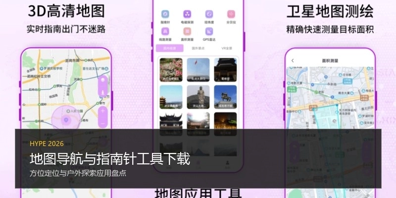 地图导航与指南针工具下载