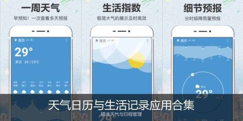 天气日历与生活记录应用合集
