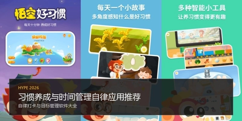 习惯养成与时间管理自律应用推荐