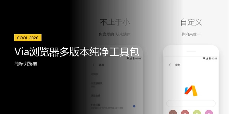 Via浏览器多版本纯净工具包