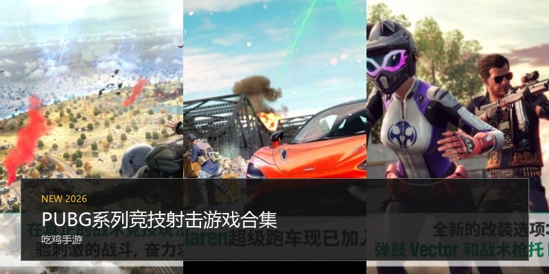PUBG系列竞技射击游戏合集