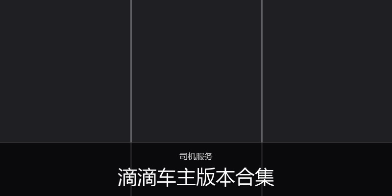 滴滴车主版本合集