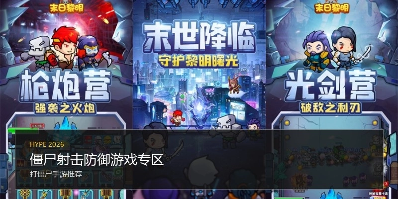 僵尸射击防御游戏专区