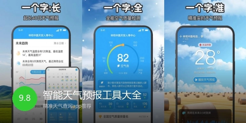 智能天气预报工具大全