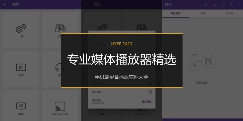 专业媒体播放器精选