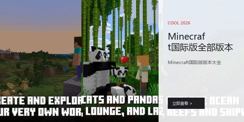 Minecraft国际版全部版本