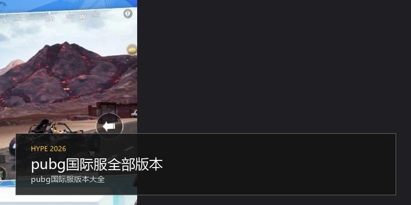 pubg国际服全部版本