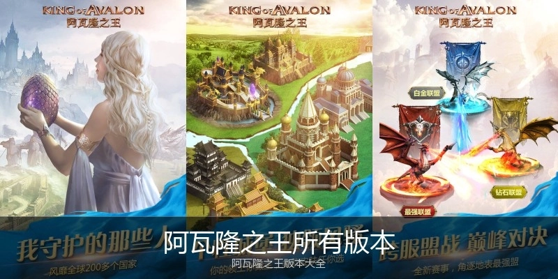 阿瓦隆之王所有版本