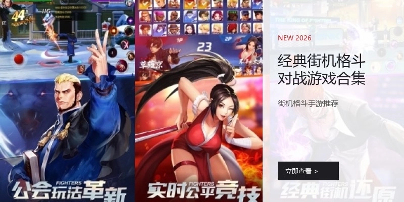 经典街机格斗对战游戏合集