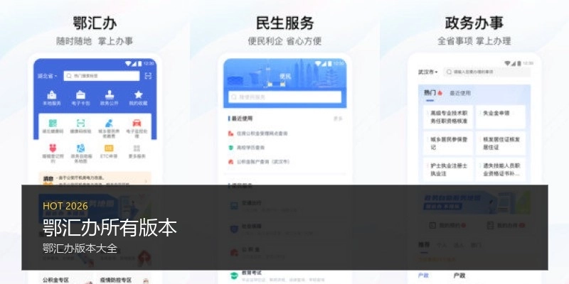 鄂汇办所有版本