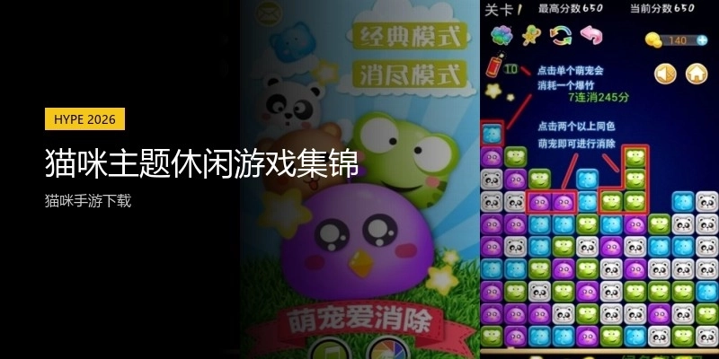 猫咪主题休闲游戏集锦