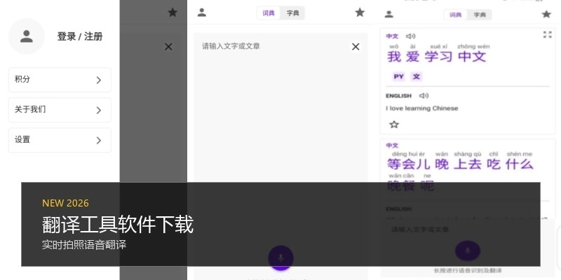 翻译工具软件下载