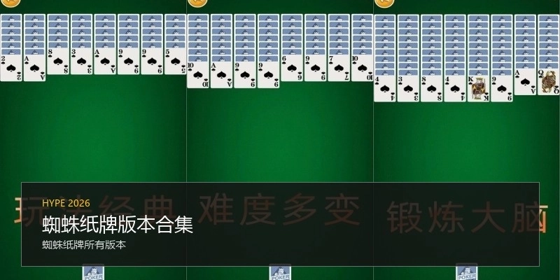 蜘蛛纸牌版本合集