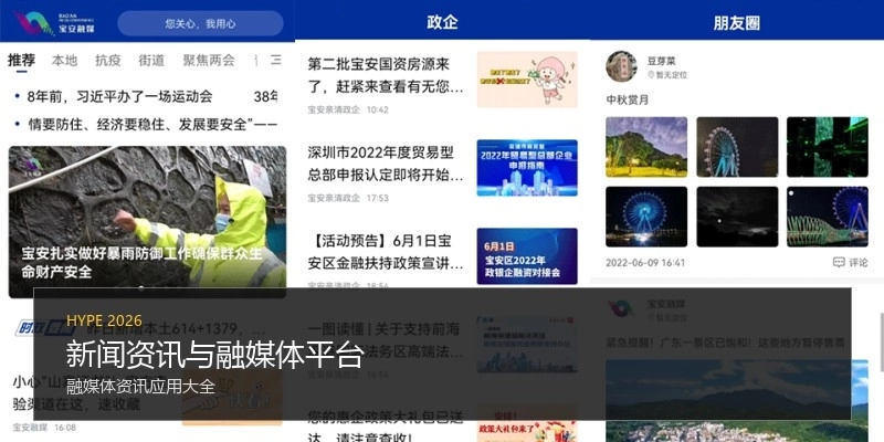 新闻资讯与融媒体平台