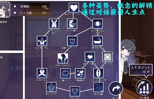幸福宅女养成方法2.0完整版姿势解锁界面
