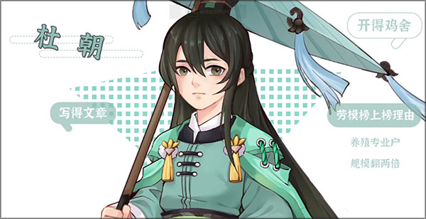 从前有条街居民杜朝形象图